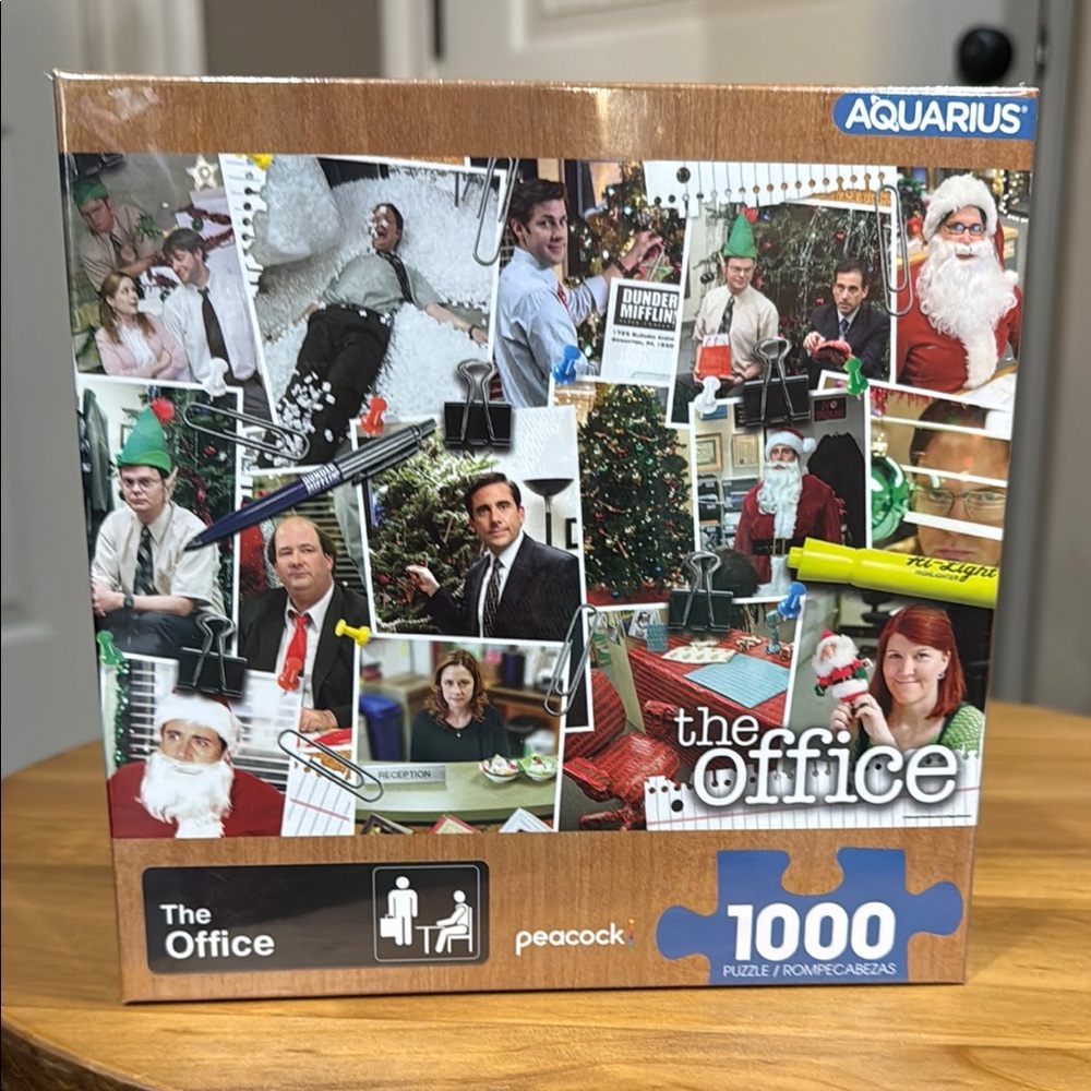 The Office Christmas Puzzle 1000 Pieces by Aquarius New!